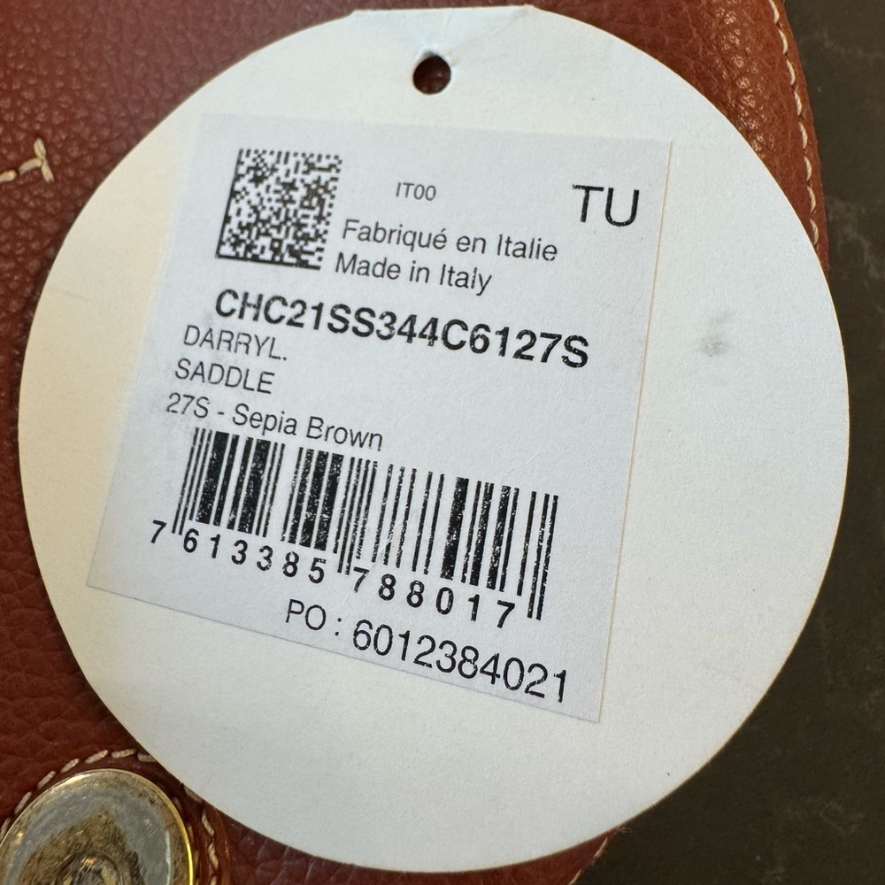 Chloe Darryl Brown Leather Crossbody Bag - Picture 12 of 15